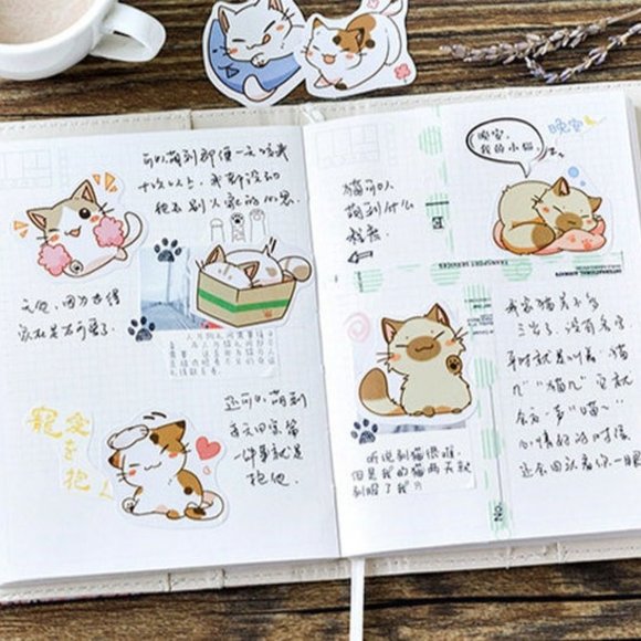 Kawaii Chibi Cat Stickers - Picture 7 of 9